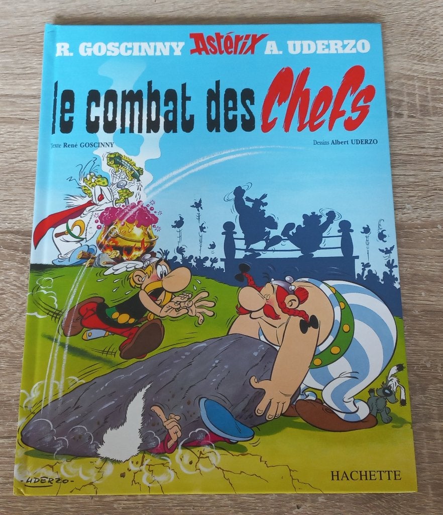 Asterix le combat des Chefs (strijd van stamhoofden, Frans), Eén stripboek, Ophalen of Verzenden, Zo goed als nieuw, Goscinny & Uderzo
