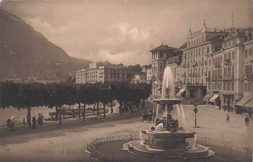 702-478-017 Lugano Le Quai, Verzenden, Voor 1920, Overig Europa
