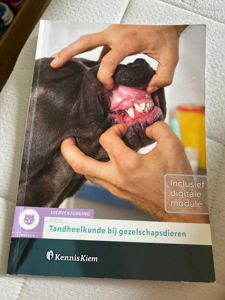 Tandheelkunde bij gezelschapsdieren, Boeken, Schoolboeken, Ophalen of Verzenden, Zo goed als nieuw, Overige niveaus, Overige vakken