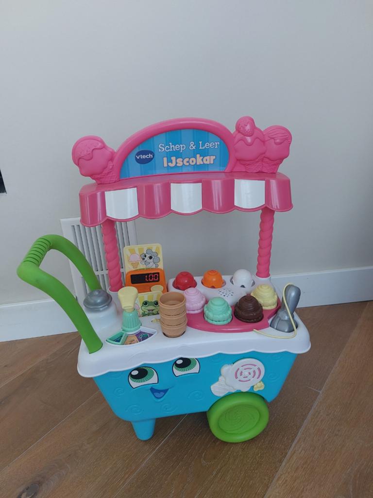 Vtech Schep & Leer IJscokar, Ophalen, Zo goed als nieuw, Jongen of Meisje