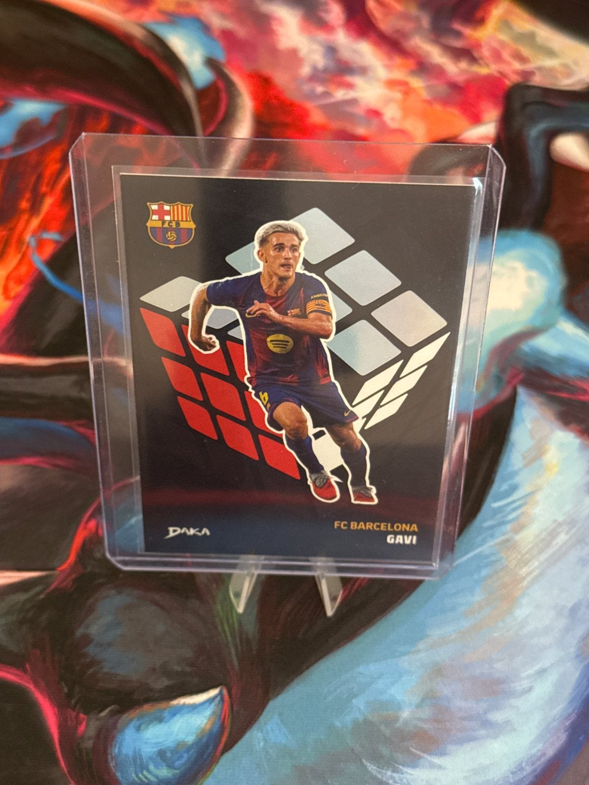 FC Barcelona Gavi Spelerskaart - DAKA GC-13 (063/299), Ophalen of Verzenden, Zo goed als nieuw, Buitenlandse clubs, Spelerskaart