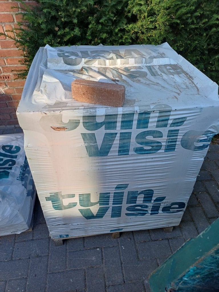 Pallet waaltjes 12 tot 15 vierkante meter, Ophalen, Klinkers, Nieuw, 10 m² of meer