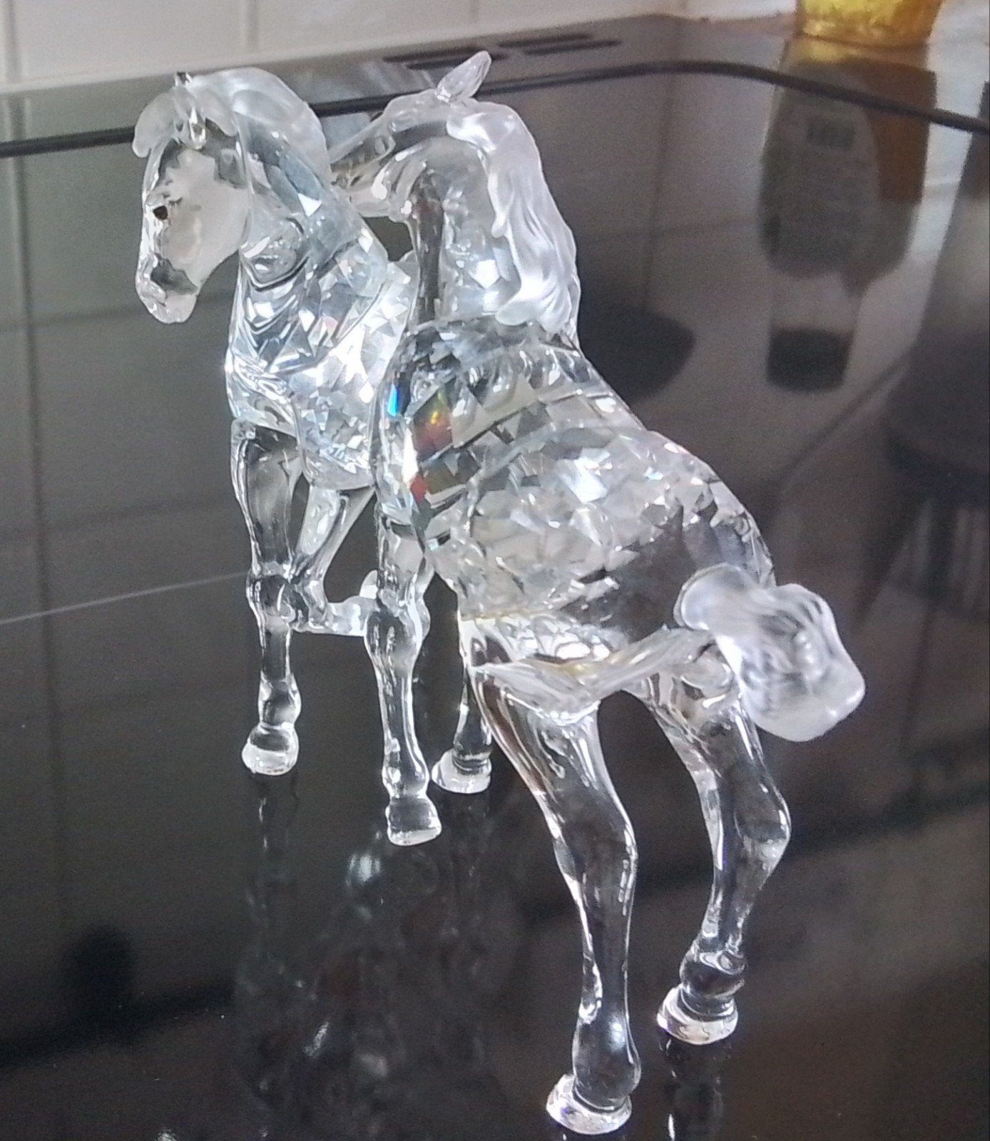 Swarovski veulens,  paarden, Ophalen of Verzenden, Zo goed als nieuw, Figuurtje