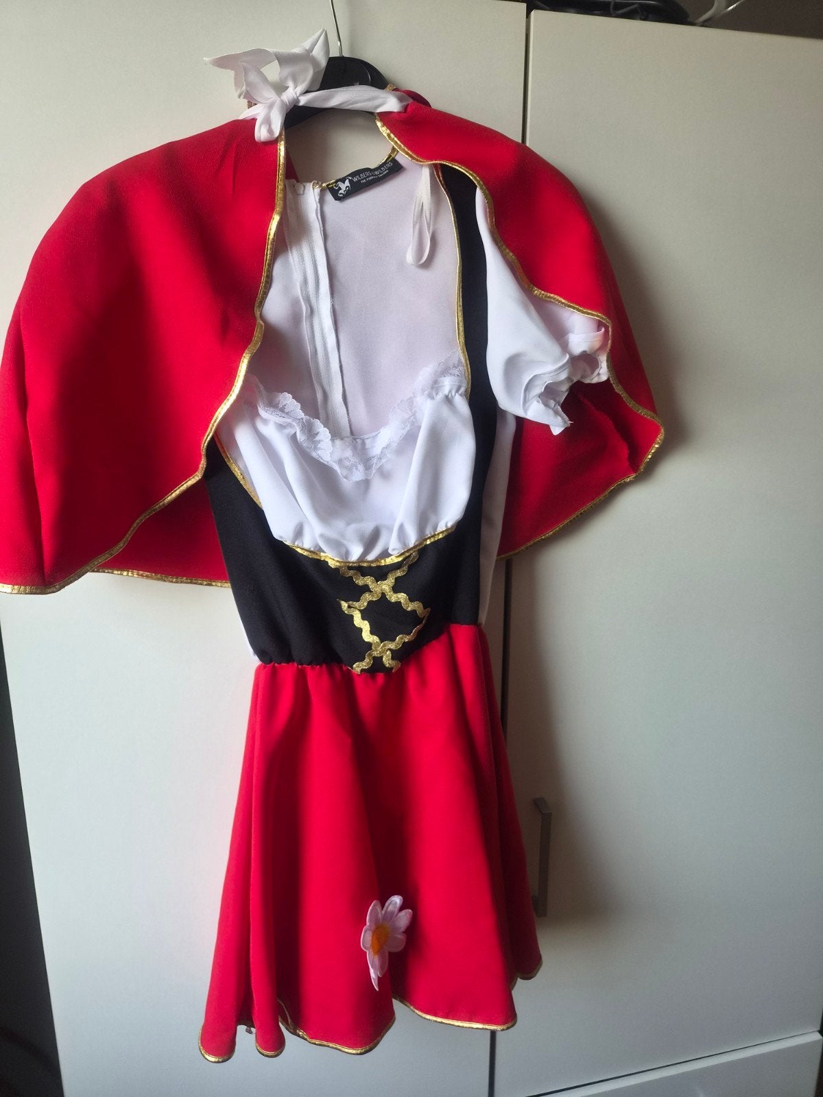 Roodkapje kostuum met mandje - Compleet set, Kleding | Dames, Ophalen, Zo goed als nieuw