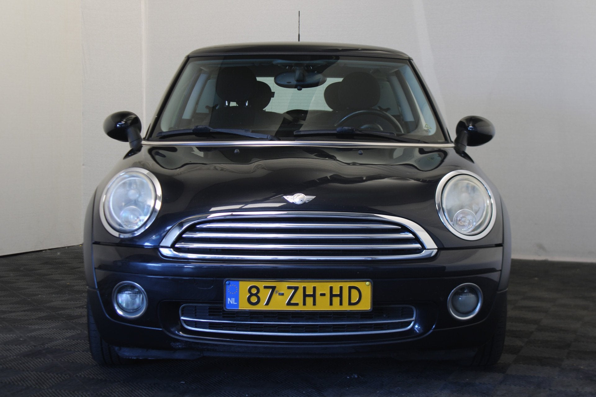 MINI 3-deurs 1.4 One Pepper (bj 2008), Auto's, Voorwielaandrijving, Stof, Gebruikt, Zwart