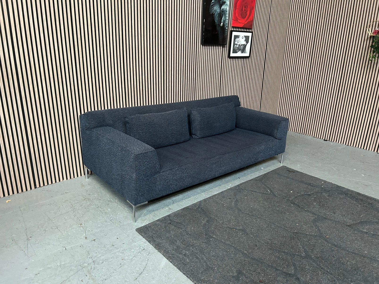 GRATIS LEVERING DESIGN ON STOCK BLOQ 3 ZIT 230X110 GEREINIGD, Huis en Inrichting, Design on Stock Bloq Blauw, Ophalen of Verzenden