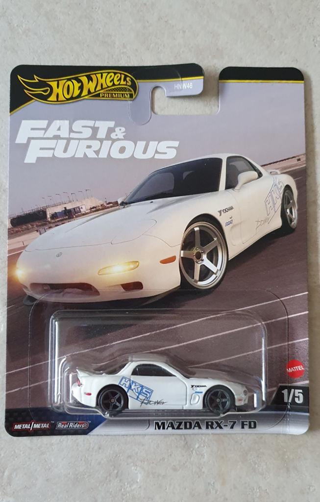 Hot Wheels Premium Fast & Furious Mazda RX-7 FD, Hobby en Vrije tijd, Modelauto's | Overige schalen, Ophalen of Verzenden, Nieuw