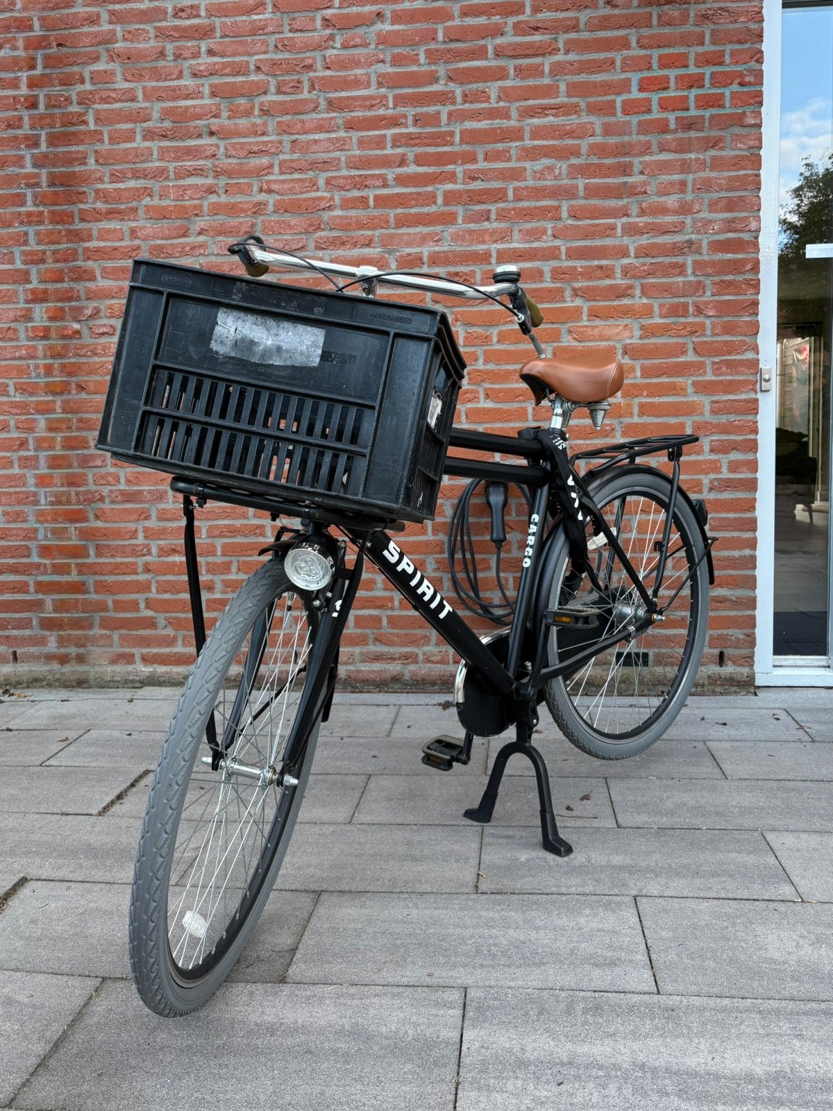 Heren fiets cargo merk Spirit (z.g.a.n.), 56 cm of meer, Ophalen, Zo goed als nieuw, Versnellingen