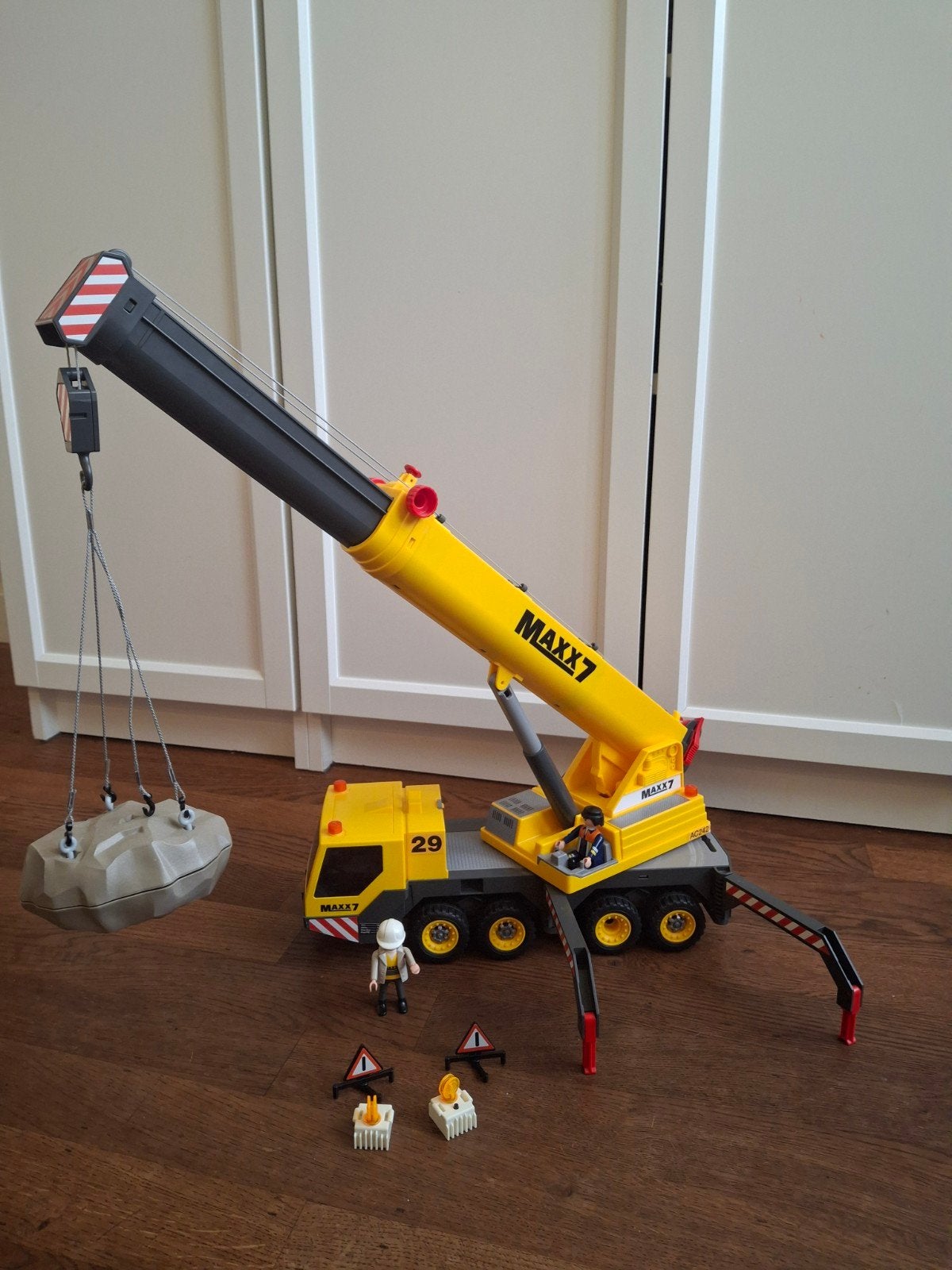 Playmobil Kraanwagen met accessoires, Ophalen of Verzenden, Zo goed als nieuw, Jongen of Meisje