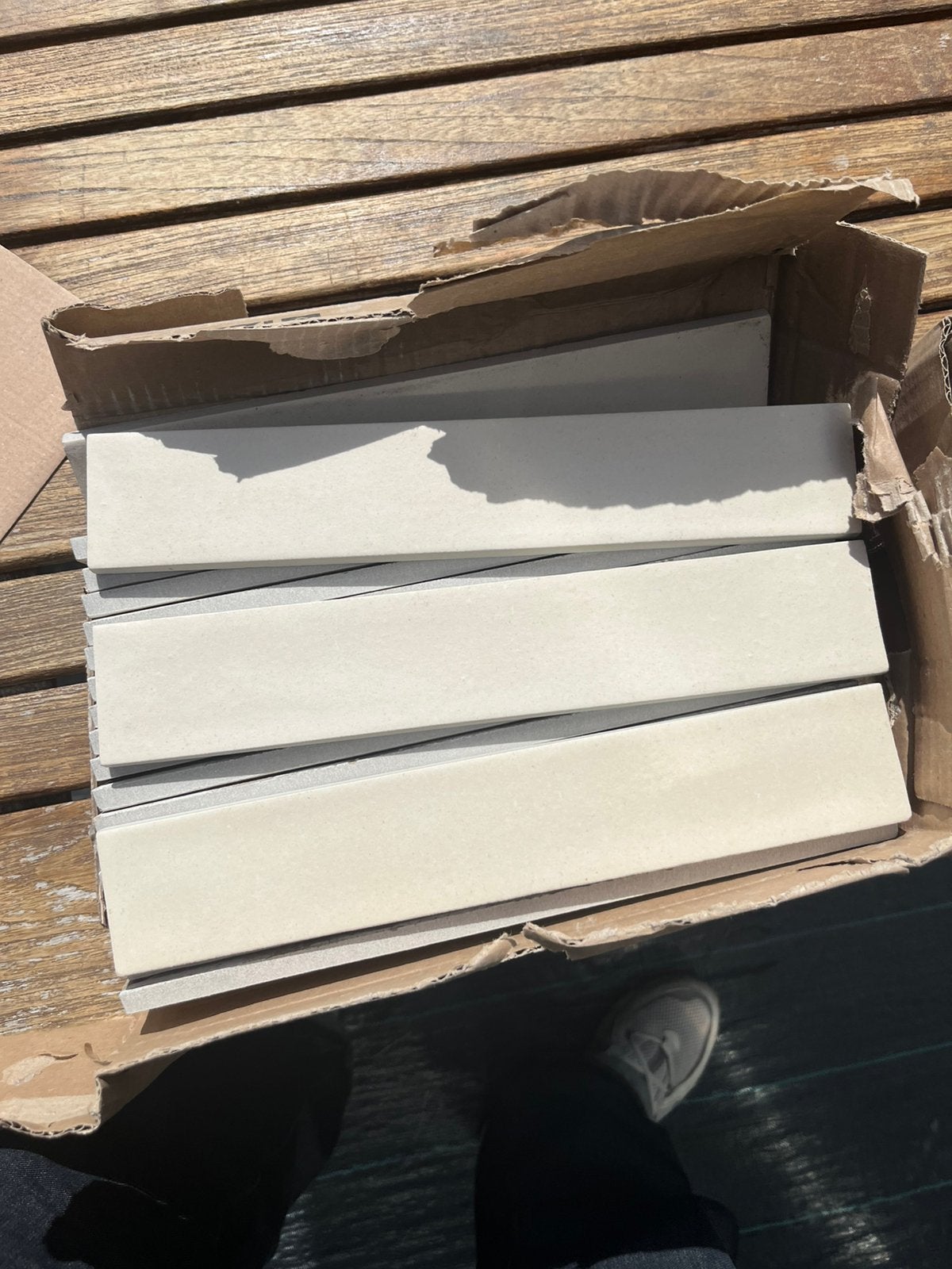 Crème tegels, Ophalen, 60 cm of meer, Nieuw, Minder dan 20 cm