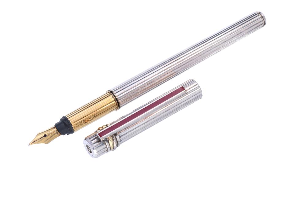 Cartier Must De Cartier Fountain Pen, Verzamelen, Pennenverzamelingen, Ophalen of Verzenden, Zo goed als nieuw, Vulpen, Overige merken