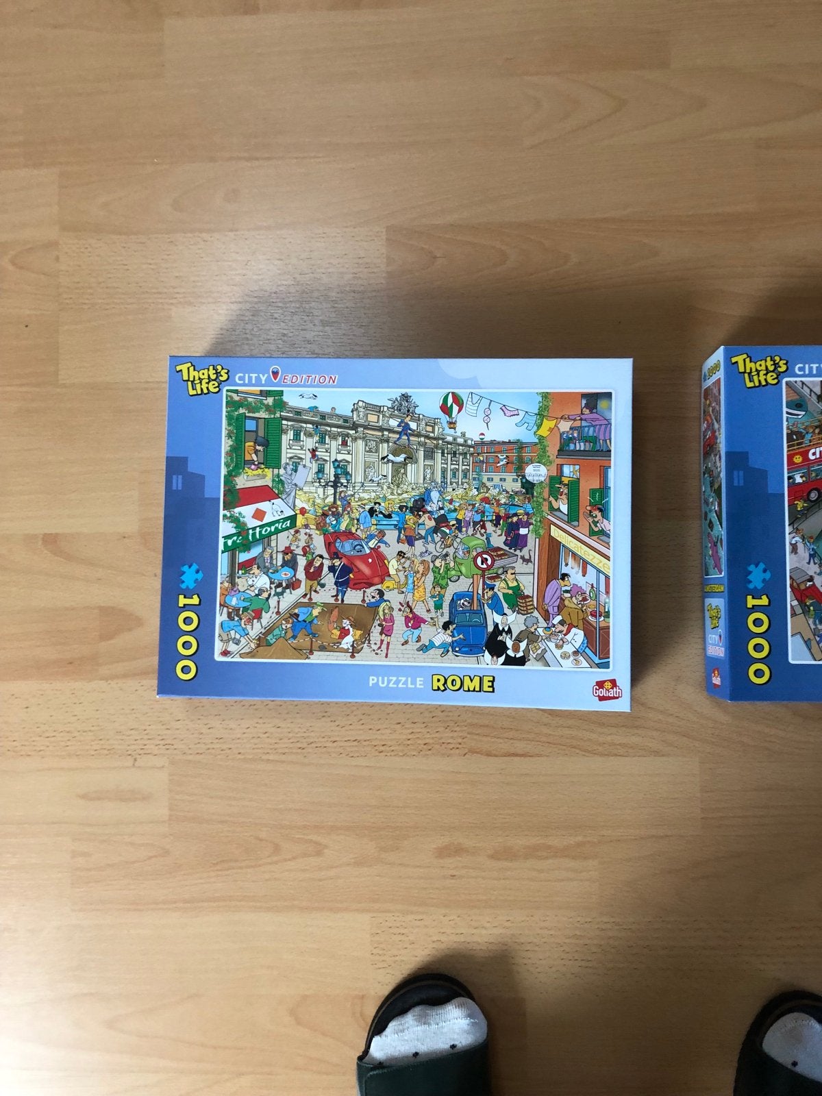 That's Life City  alle 4 voor 12€, Ophalen, 500 t/m 1500 stukjes, Zo goed als nieuw, Legpuzzel