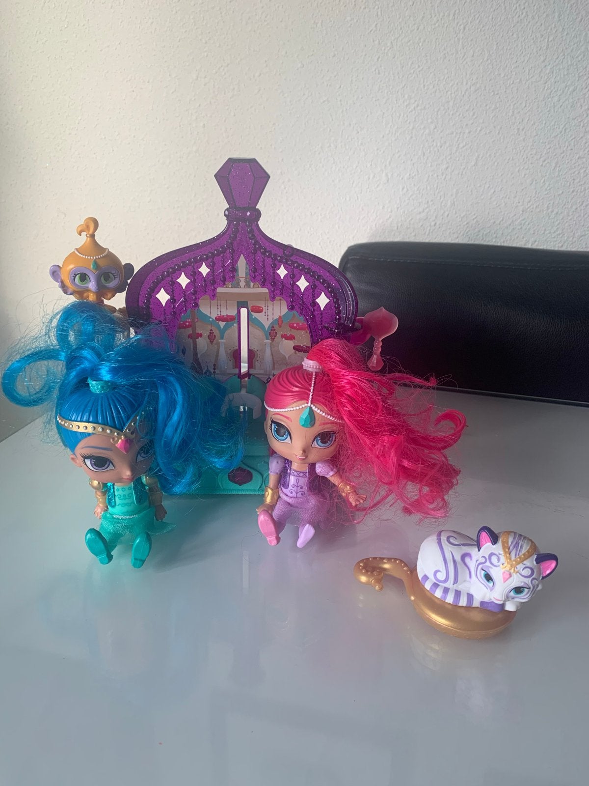 Shimmer en Shine speelset met poppen en accessoires, Ophalen of Verzenden, Zo goed als nieuw