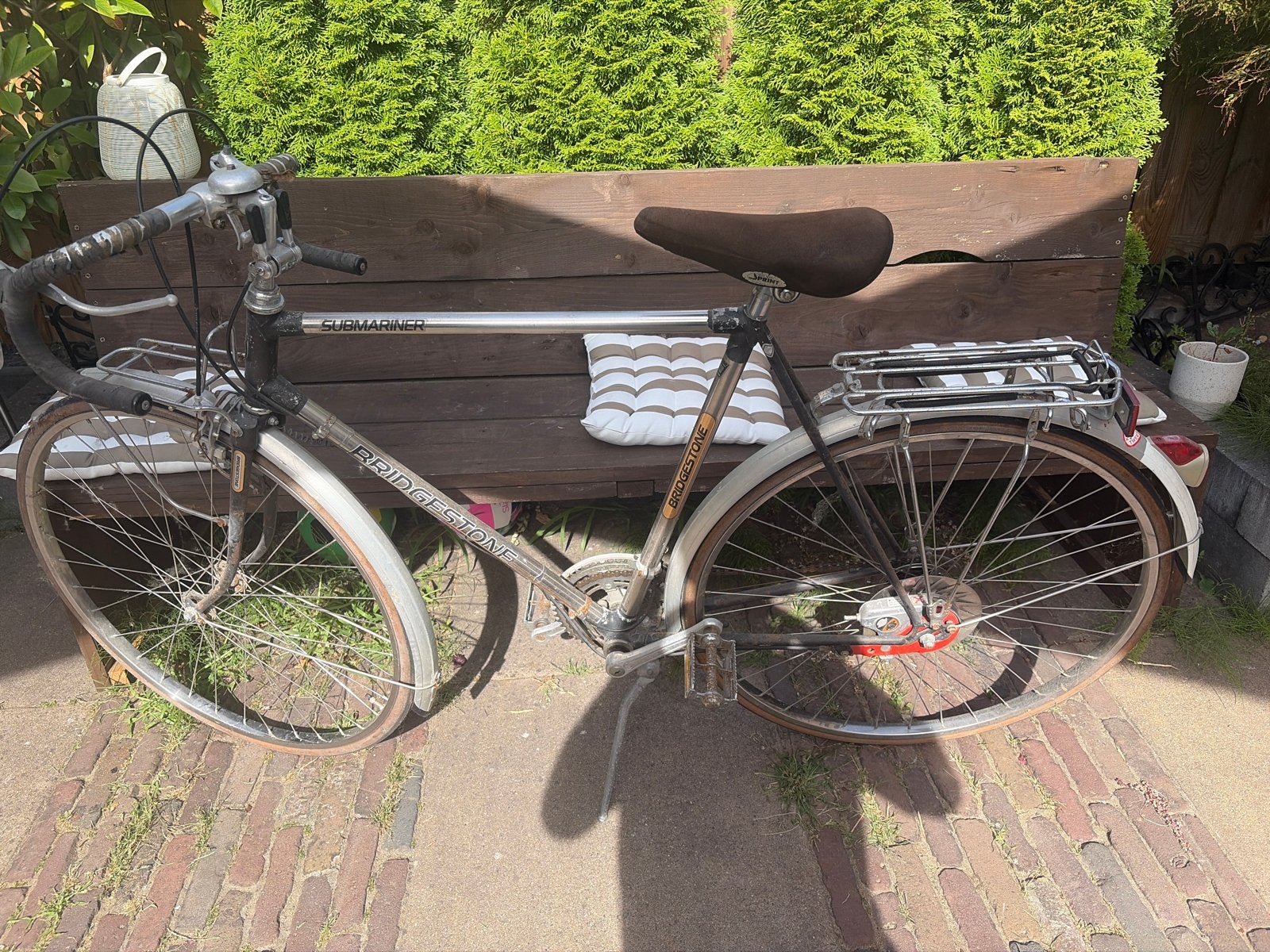 Bridgestone Submariner racefiets - Vintage, Gebruikt, Velgrem, 53 tot 57 cm, Ophalen