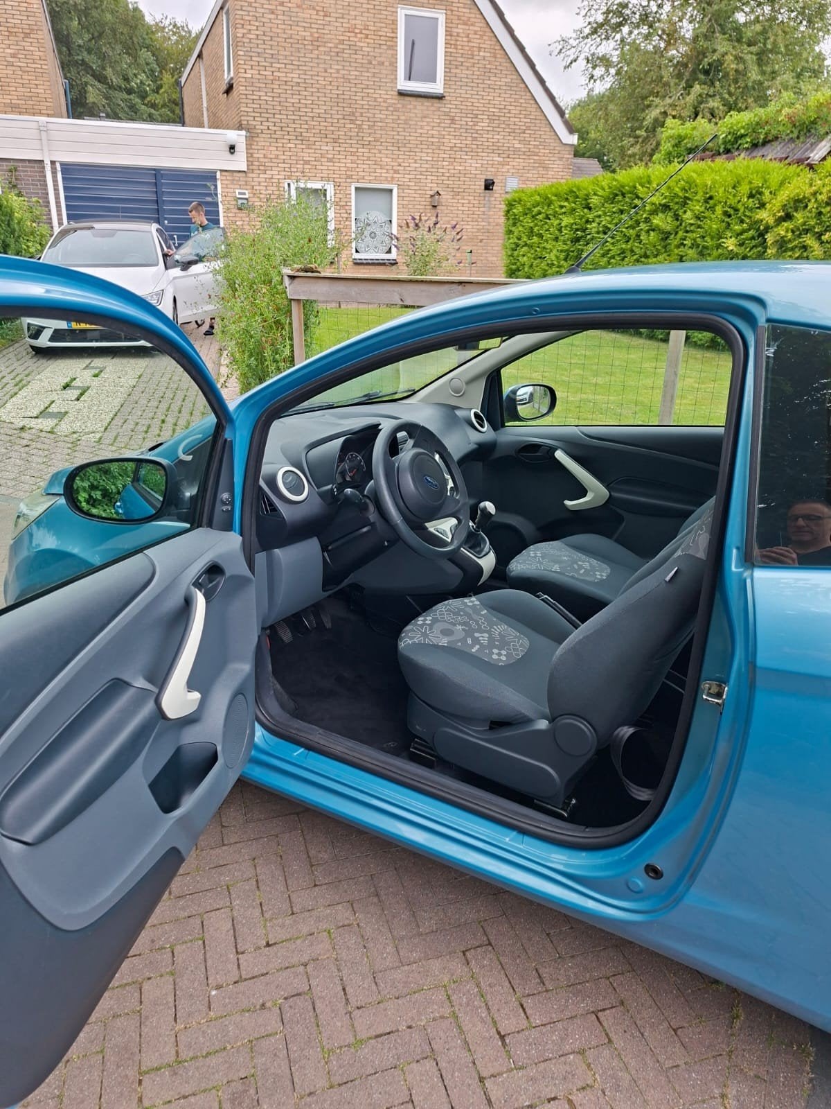 Ford Ka 1.2 69pk 2012 Blauw, Voorwielaandrijving, 1242 cc, 4 cilinders, Origineel Nederlands