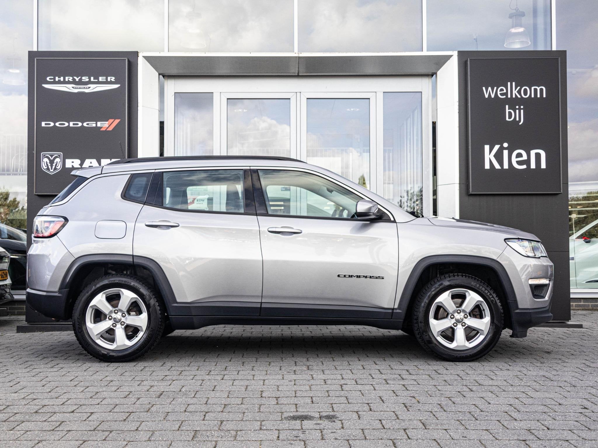 Jeep Compass 1.4 MultiAir Longitude | Half Leder | Navigatie, Auto's, Voorwielaandrijving, 450 kg, Gebruikt, 4 cilinders