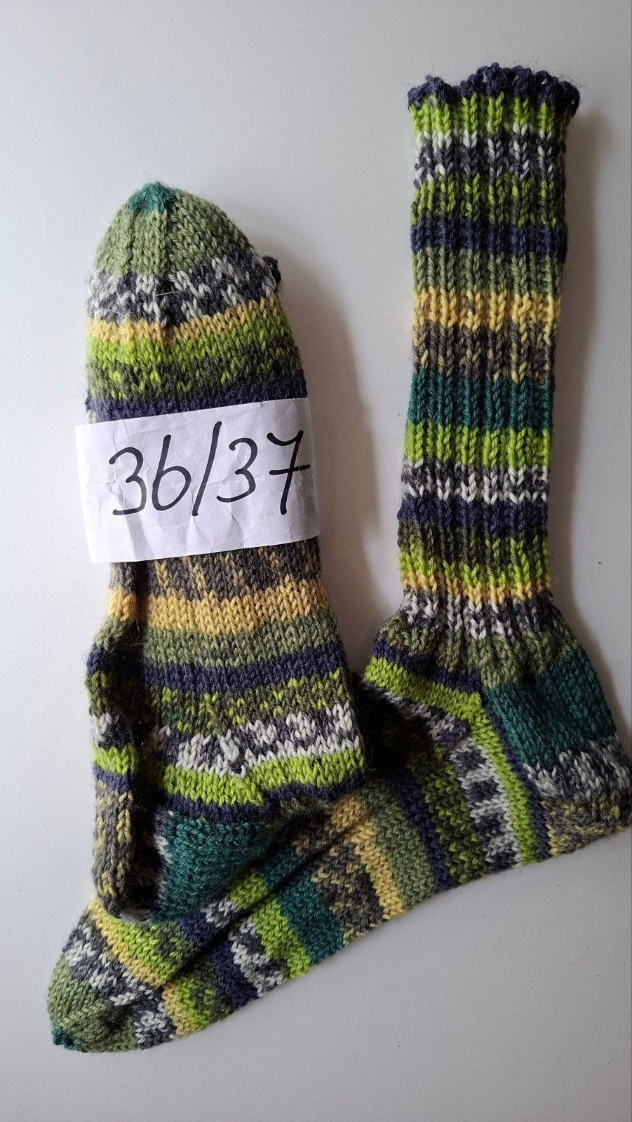 Mooie handgebreide warme wollen dames sokken, maat 36/37, Kleding | Dames, Sokken en Kniesokken, Overige kleuren, Nieuw, Ophalen of Verzenden