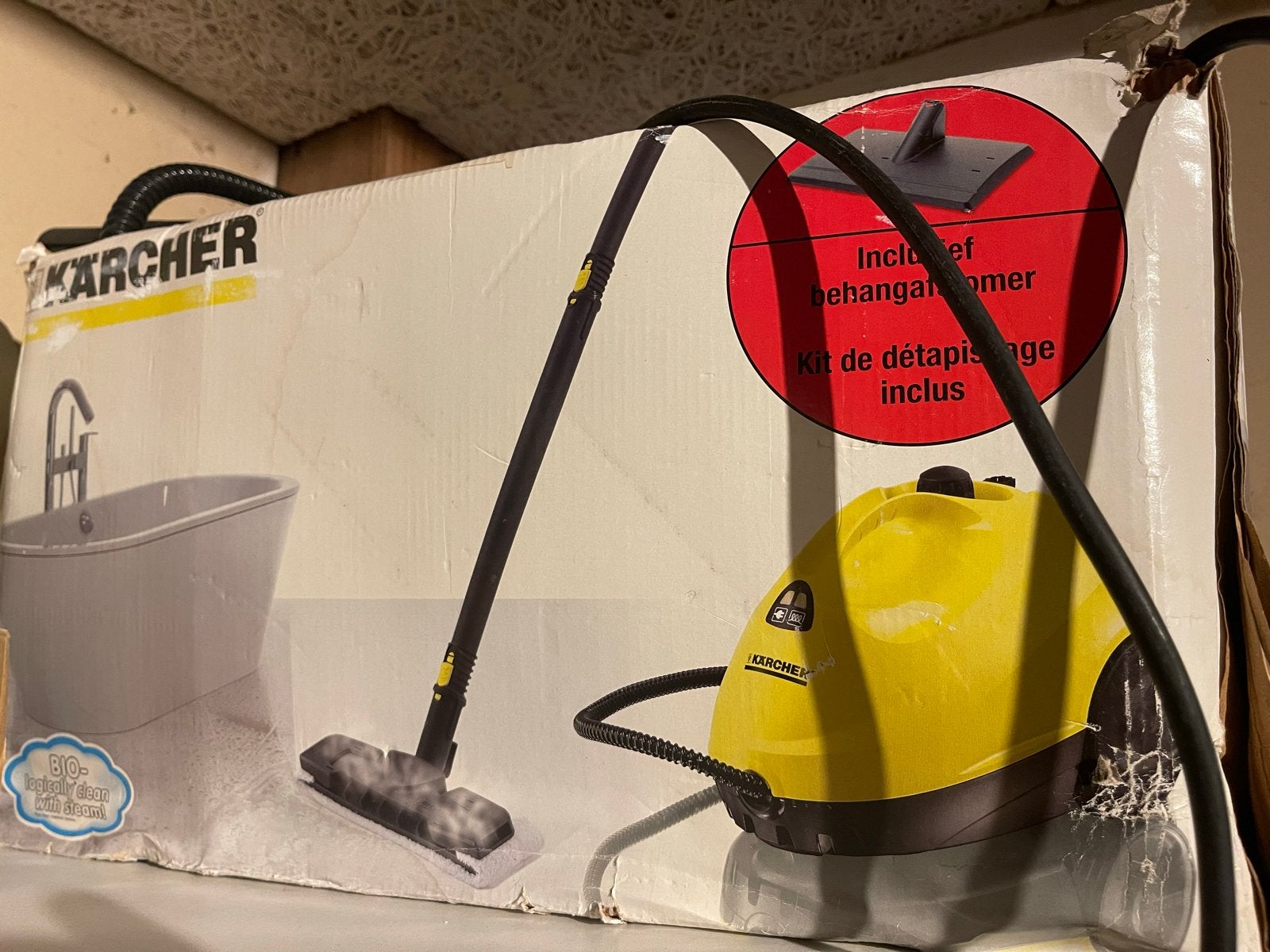 Kärcher Stoomreiniger - Krachtige Reiniging, Ophalen of Verzenden, Gebruikt, Stoomreiniger
