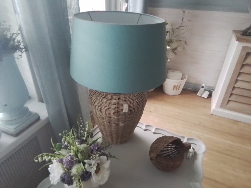 Lamp van rivera maison, Ophalen, Groen, Natuurlijk materiaal, Zo goed als nieuw