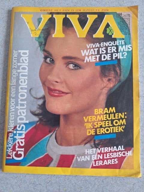Viva 1982 Bryan Ferry Patronenblad Bram Vermeulen Lesbienne, Ophalen of Verzenden, Gelezen, Overige typen