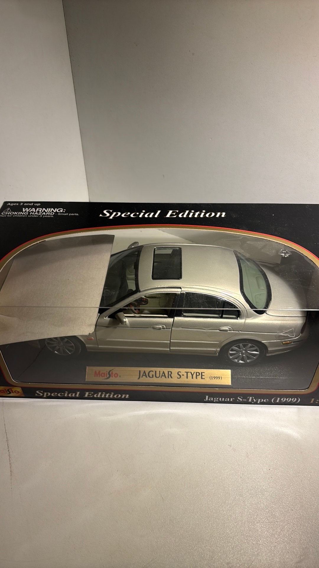 Jaguar s type maisto 1.18, Maisto, Ophalen of Verzenden, A, A