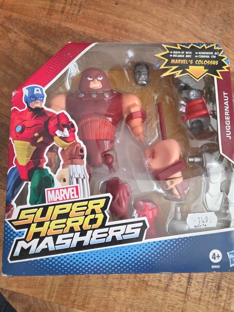 Juggernaut figure Super Hero Mashers Marvel Hasbro, ., Ophalen of Verzenden, Zo goed als nieuw, .
