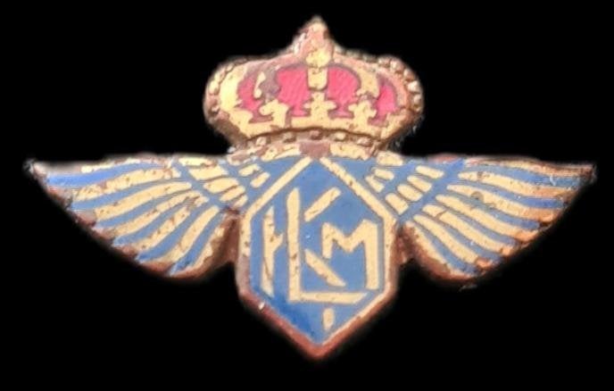 K.L.M. speld klein-emaille -, Verzenden, Gebruikt, Transport, Speldje of Pin