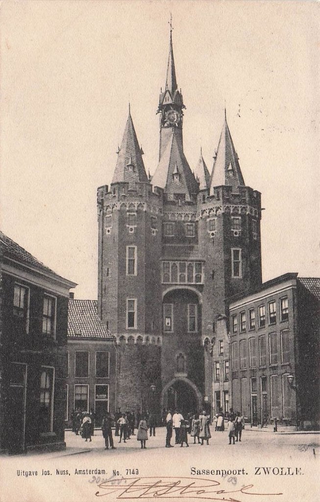 703-093-005 Sassenpoort Zwolle, Ophalen of Verzenden, Voor 1920, Overijssel