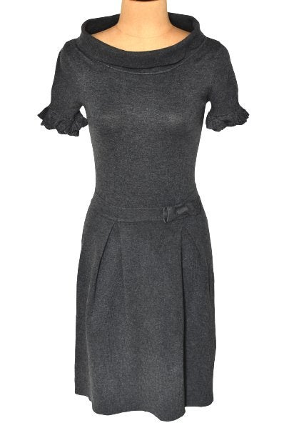 Twinset stijlvolle jurk, jurkje, grijs, Mt. XS, Kleding | Dames, Twinset, Verzenden, Zo goed als nieuw, Maat 34 (XS) of kleiner