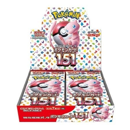 Pokémon 151 MEW Japanse Booster Box, Ophalen of Verzenden, Nieuw, Boosterbox, Foil