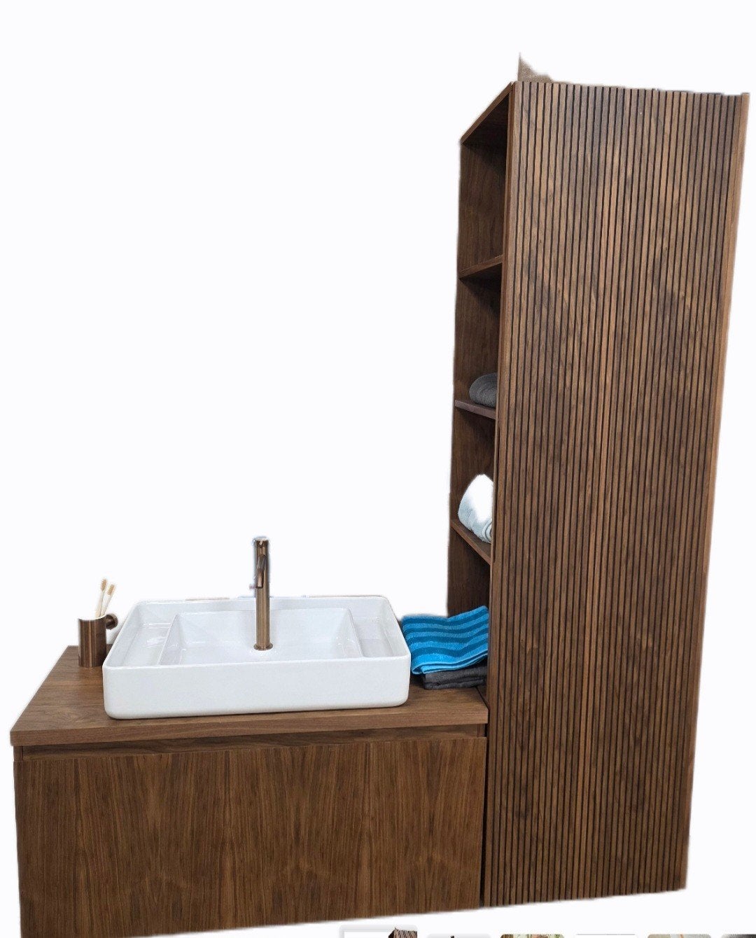 NIEUW Baderie Natural Chique badmeubelset - Hoogwaardig!, Ophalen, Overige typen, Nieuw, 50 tot 100 cm