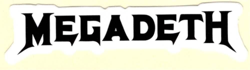Megadeth sticker #1, Verzenden, Nieuw, Foto of Kaart
