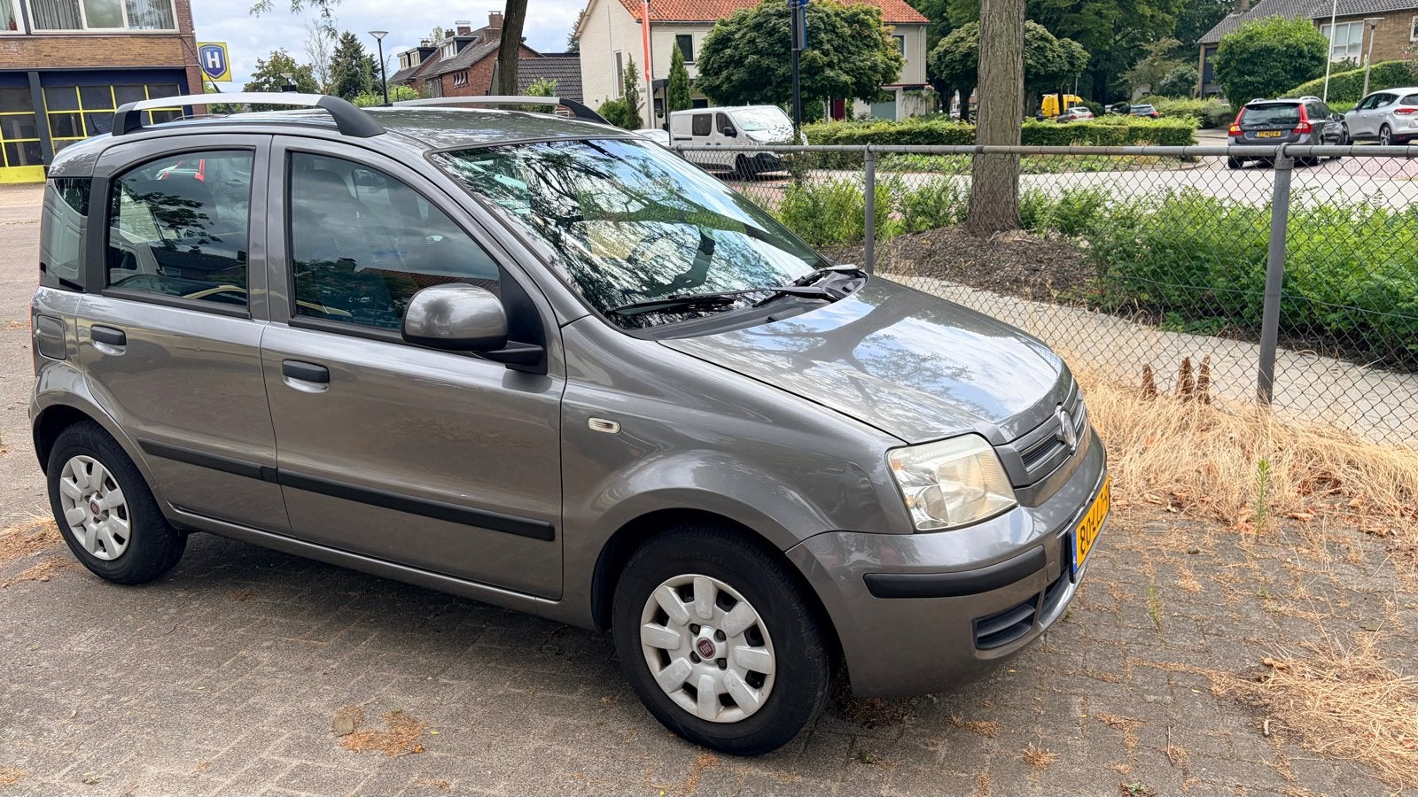 Fiat Panda 1.2 2010 Grijs, Auto's, Fiat, 1242 cc, Origineel Nederlands, Handgeschakeld, Grijs