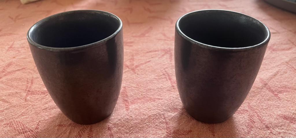 Broste Copenhagen Esrum Night espressokopjes - set van 2, Huis en Inrichting, Keuken | Servies, Overige materialen, Gebruikt, Ophalen of Verzenden