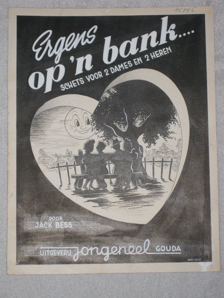 Revue Schets Adri Van Dam / Jongeneel Gouda Jack Bess, Ophalen, A1 t/m A3, Film en Tv