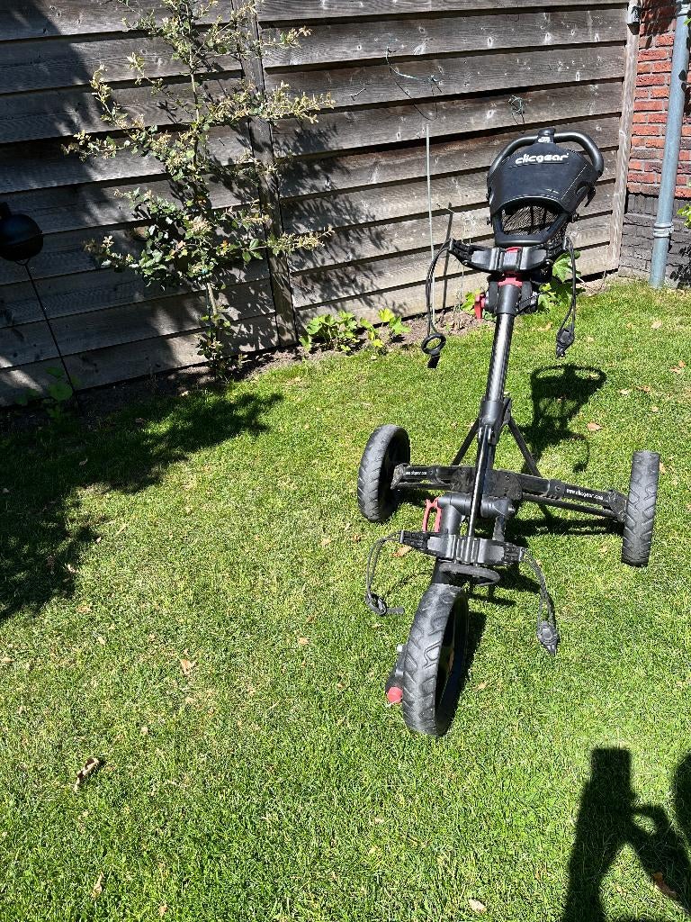 golf trolly clickgear 3.5, Sport en Fitness, Golf, Ophalen, Gebruikt, Golfkar, Overige merken