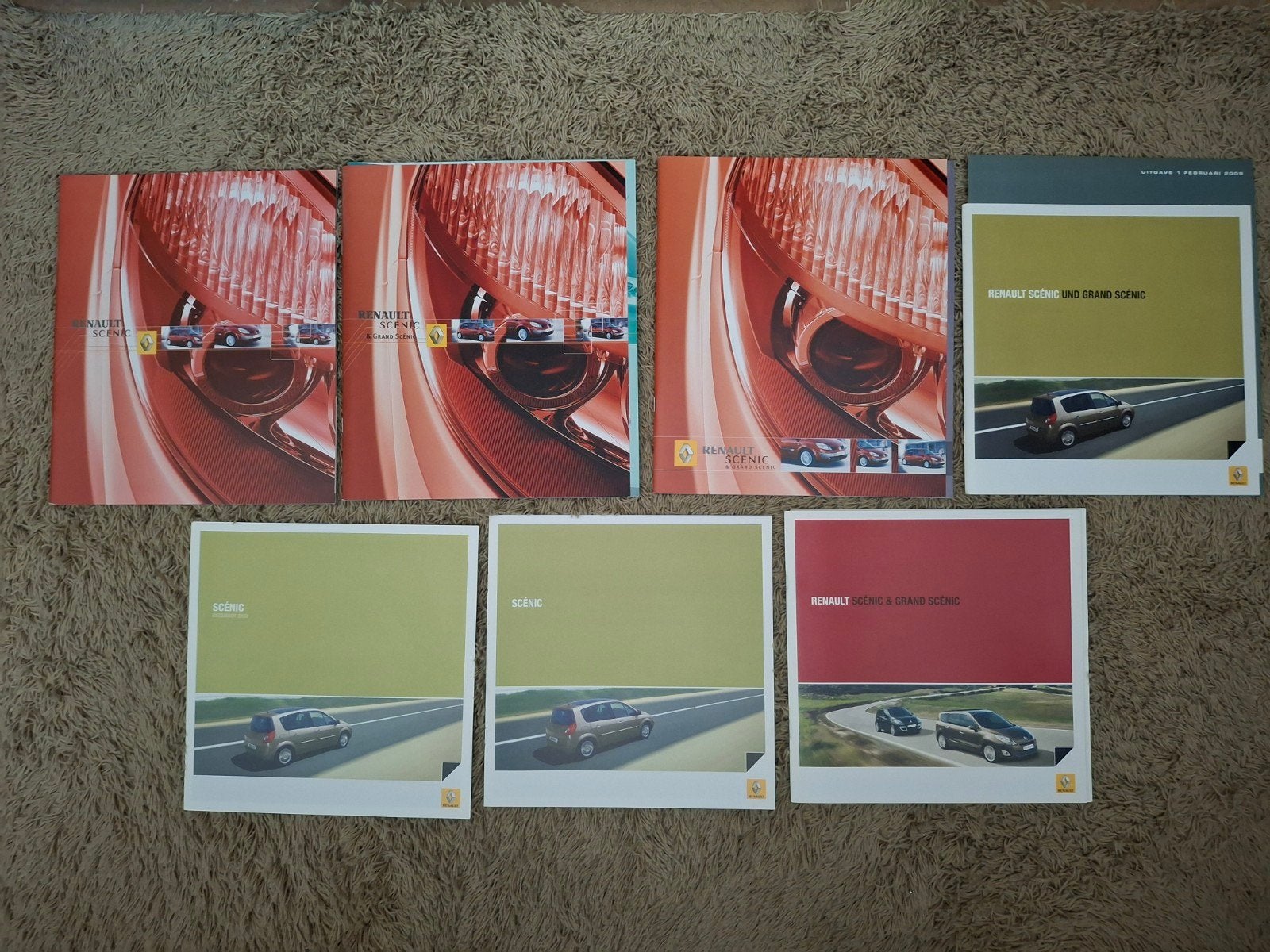lot autofolders Renault Scenic 2e generatie, Boeken, Auto's | Folders en Tijdschriften, Verzenden, Renault