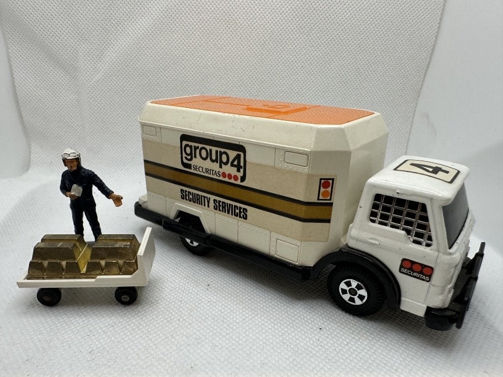 Matchbox Super Kings K-19 Security Truck 1978 COMPLEET, Ophalen of Verzenden, Zo goed als nieuw, Bus of Vrachtwagen