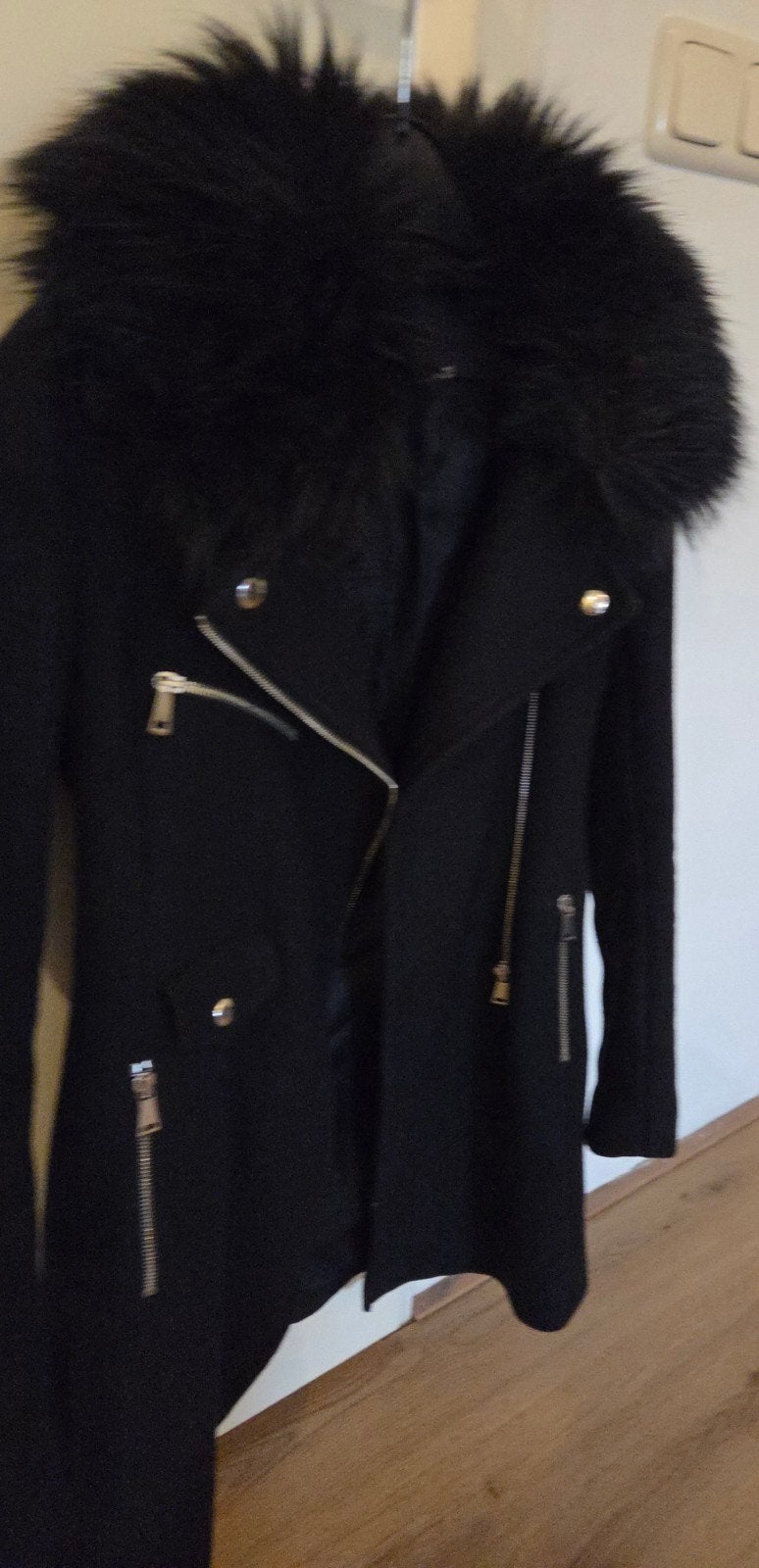 Zara zwarte winterjas XS Dames, Kleding | Dames, Ophalen of Verzenden, Zo goed als nieuw, Maat 34 (XS) of kleiner, Zara
