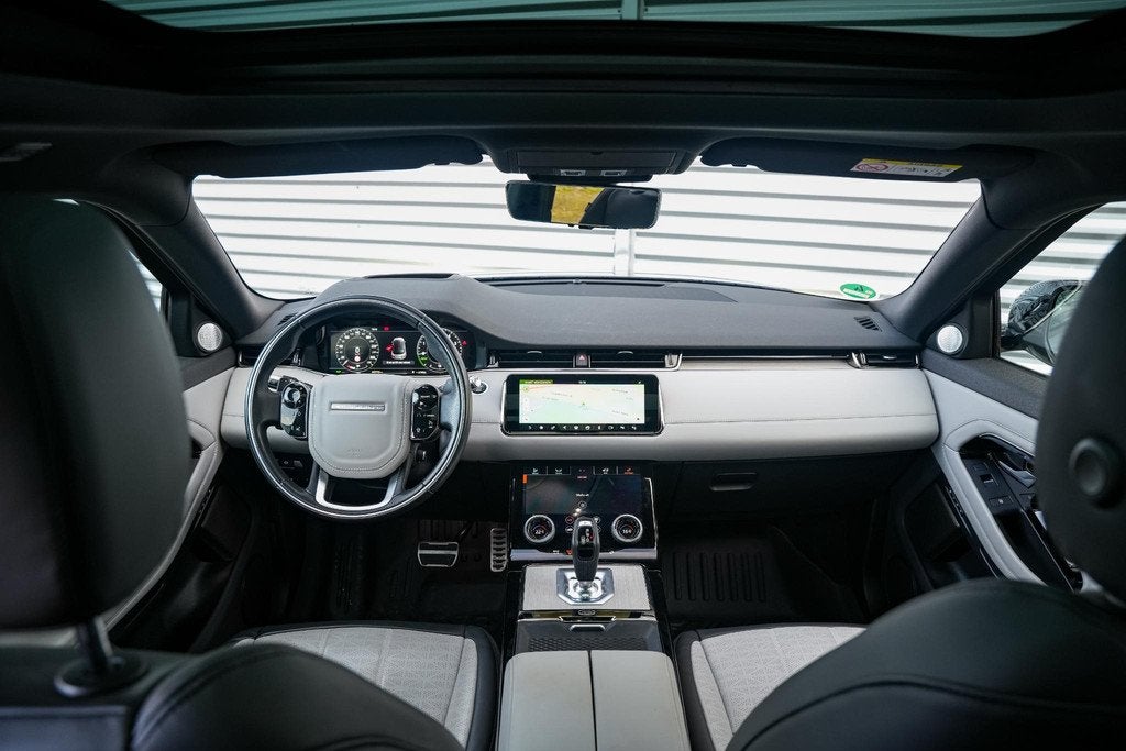 Land Rover Range Rover Evoque 2.0 P300e AWD R-Dynamic Panora, Auto's, Land Rover, Gebruikt, Euro 6, 4 cilinders, Bedrijf