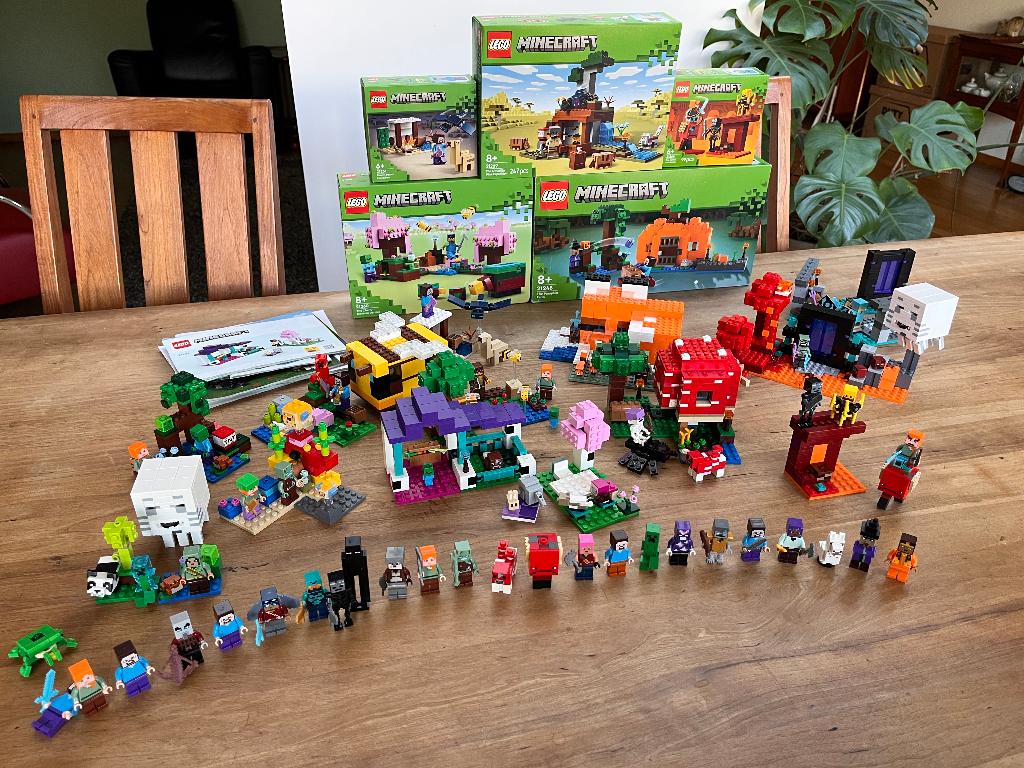 Lego Minecraft Collectie, Minecraft, Lego, Ophalen of Verzenden, Complete set