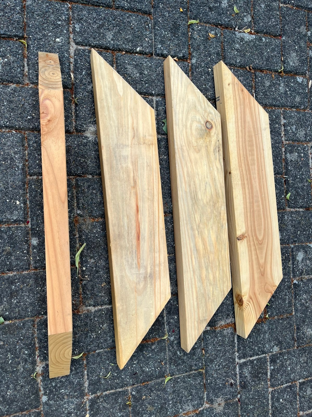 Schoor douglas hout, Ophalen, 25 tot 50 mm, Nieuw, Balk