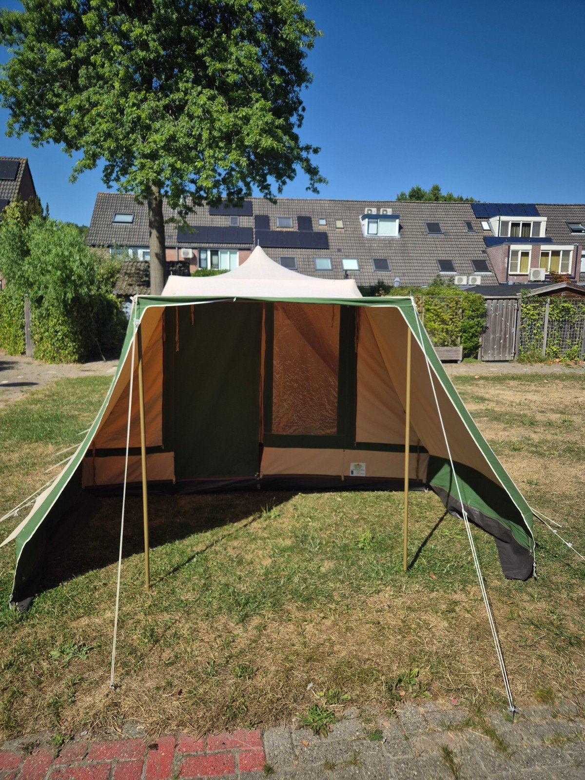 Esvo PYR 4 Luxe G 4 persoons piramidetent, Caravans en Kamperen, Ophalen, Gebruikt, Tot en met 4