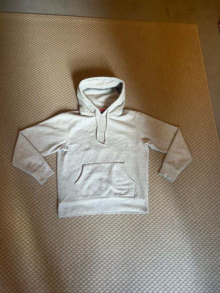 Supreme Hoodie Grijs Maat M, Ophalen of Verzenden, Zo goed als nieuw, Maat 48/50 (M), Grijs