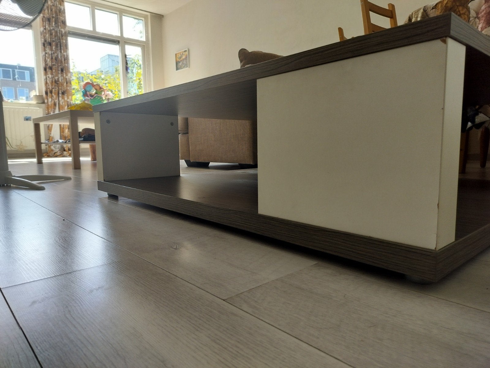 Zware salontafel in zeer goede staat - 100x95x35 cm, Huis en Inrichting, Ophalen, 100 tot 150 cm, 50 tot 100 cm, Zo goed als nieuw
