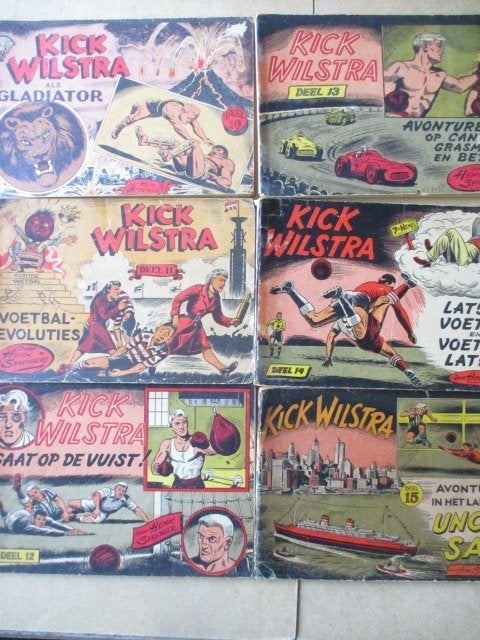 w0517 kick wilstra 23x, Meerdere stripboeken, Ophalen, Gelezen