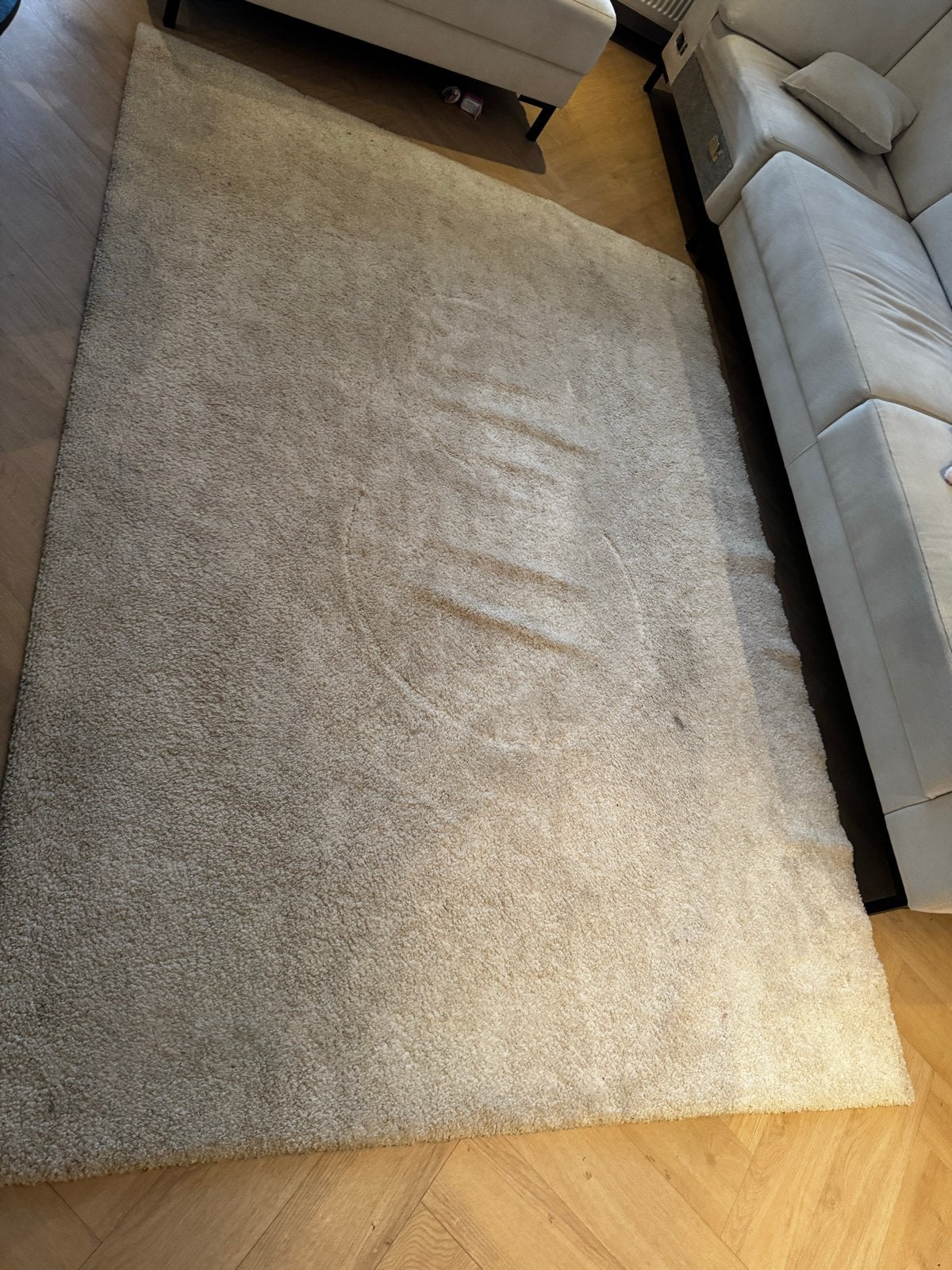 Ikea vloerkleed, Gebruikt, Beige, 150 tot 200 cm, 200 cm of meer