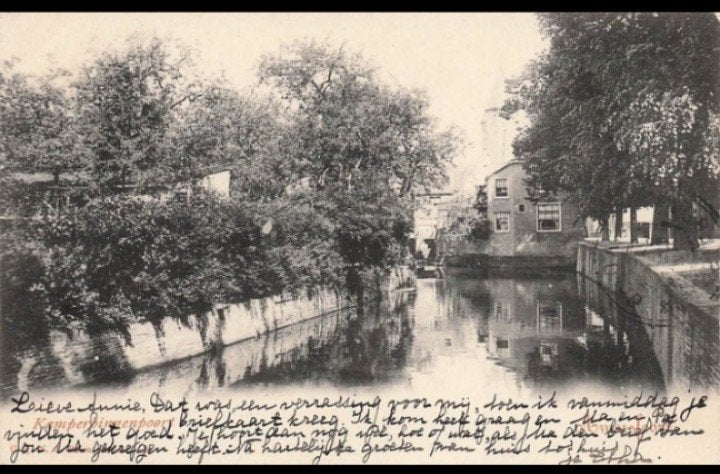 Amersfoort Kamperbinnenpoort 1903 klein rond stempel, Verzenden, Voor 1920, Gelopen, Utrecht