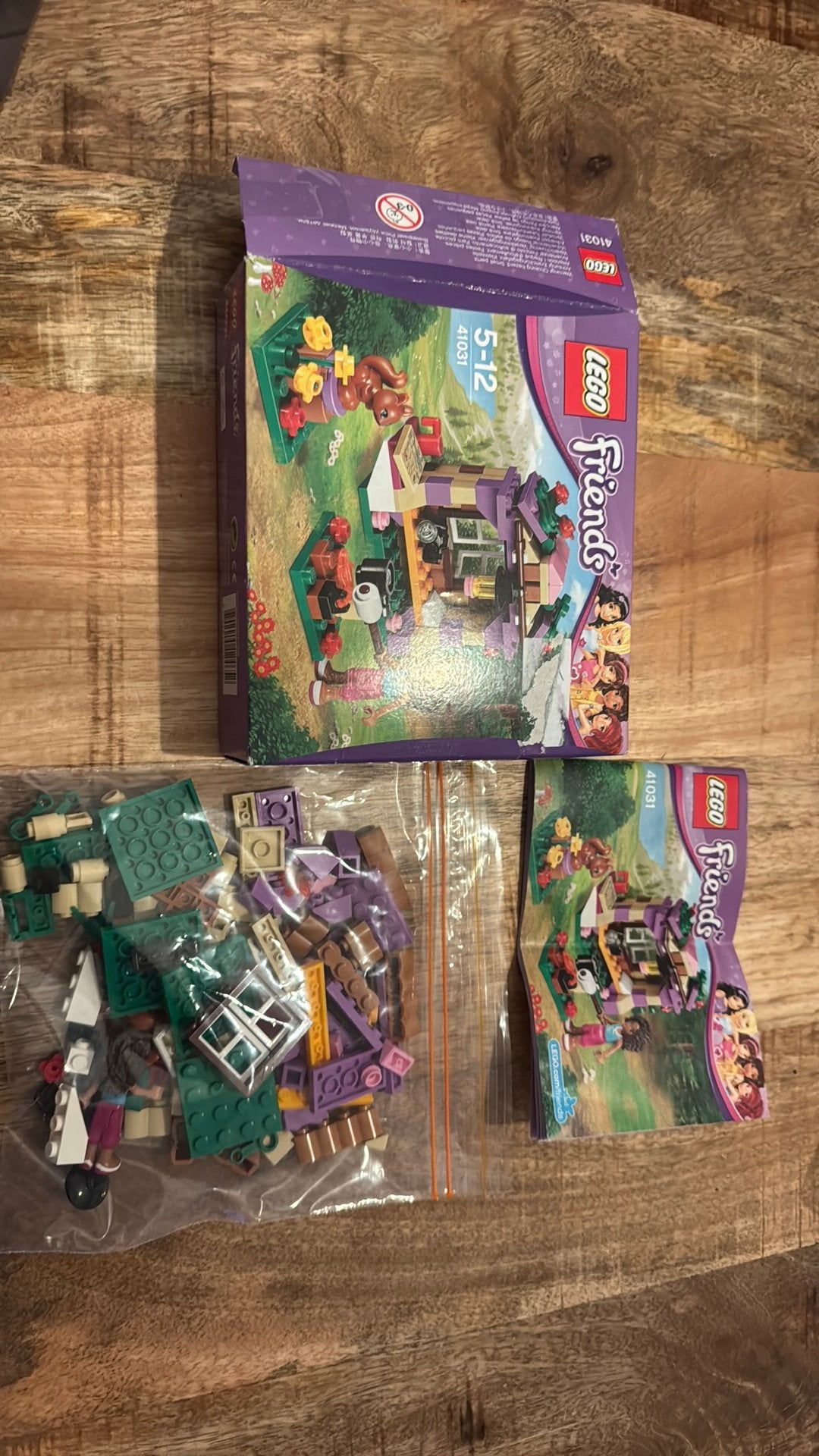 Lego friends boomhut en eekhoorn, Lego, Friends, Ophalen of Verzenden, Zo goed als nieuw