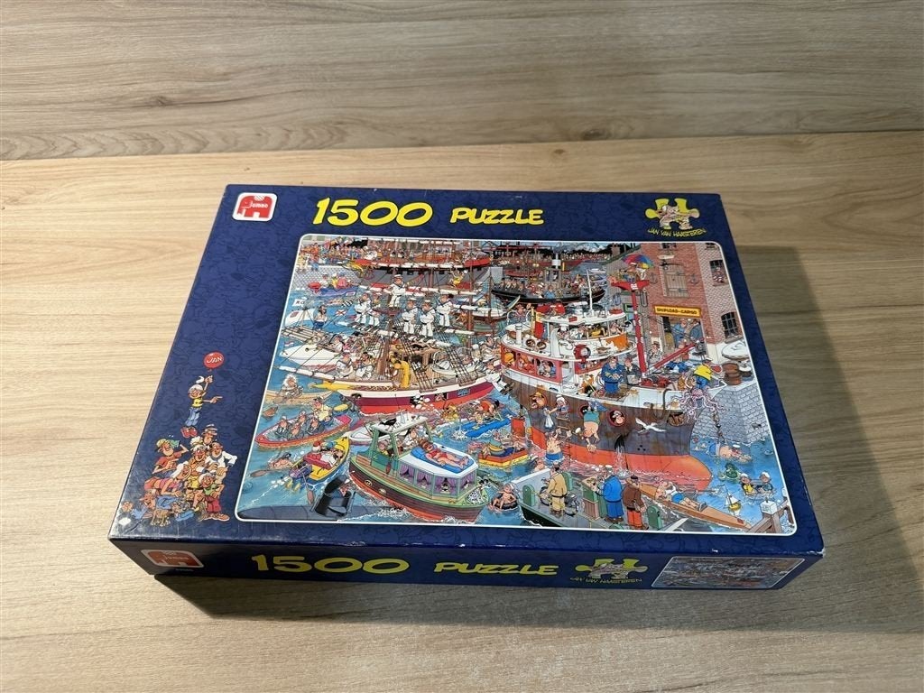 Jan van Haasteren - de haven - 1500 stuks - s6302, Verzenden, 500 t/m 1500 stukjes, Zo goed als nieuw